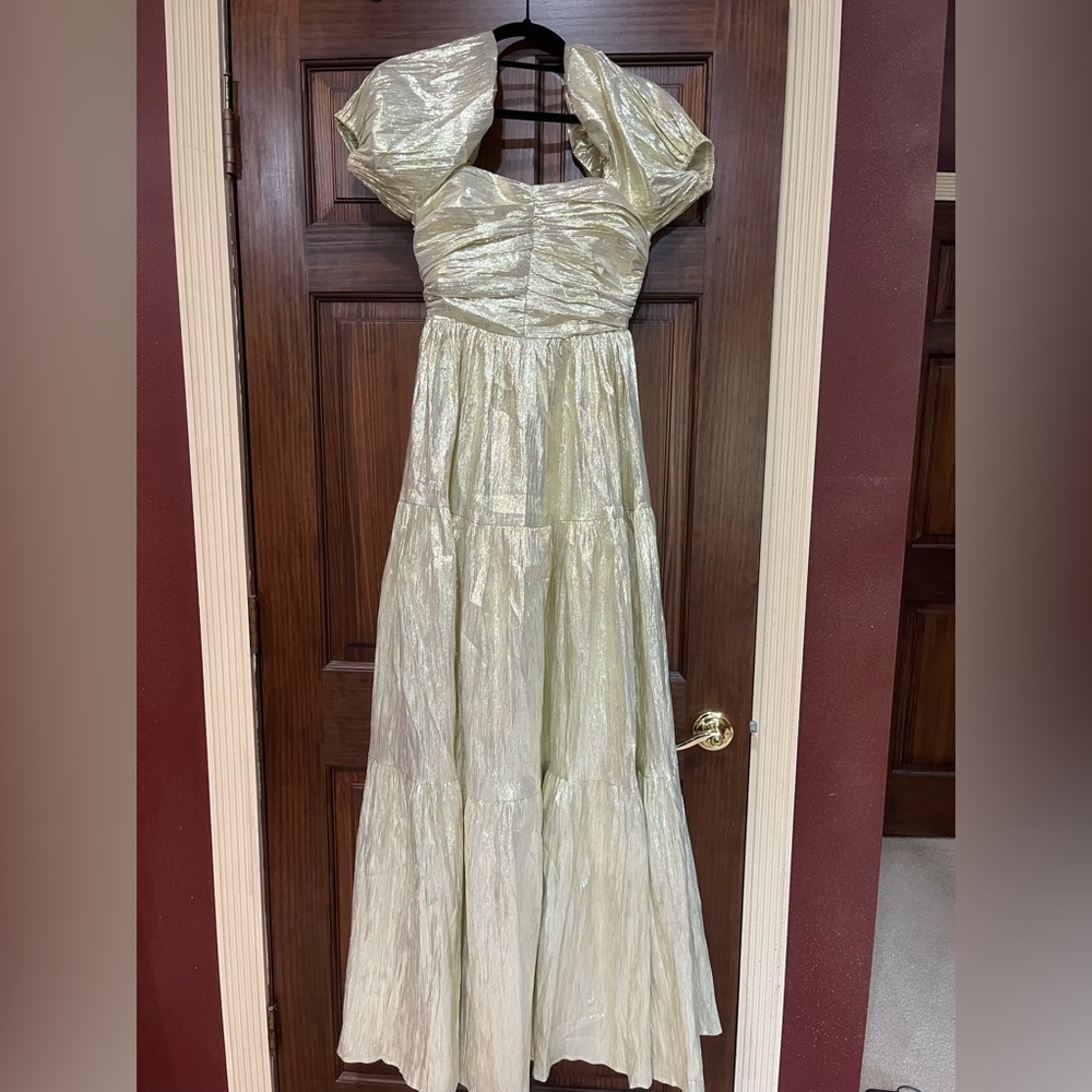 Gold dress